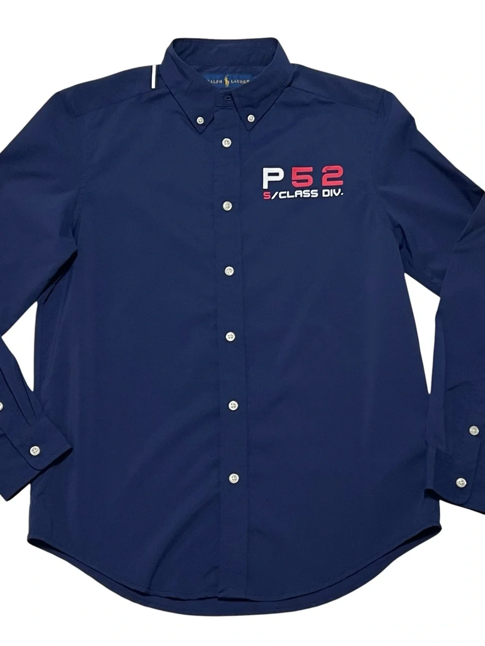 Ralph Lauren Boys L 14/16 Shirt Regatta Polo Ocean Challenge Performance Sailing